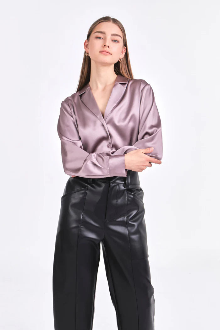 SALE | Classic Satin Over Shirt