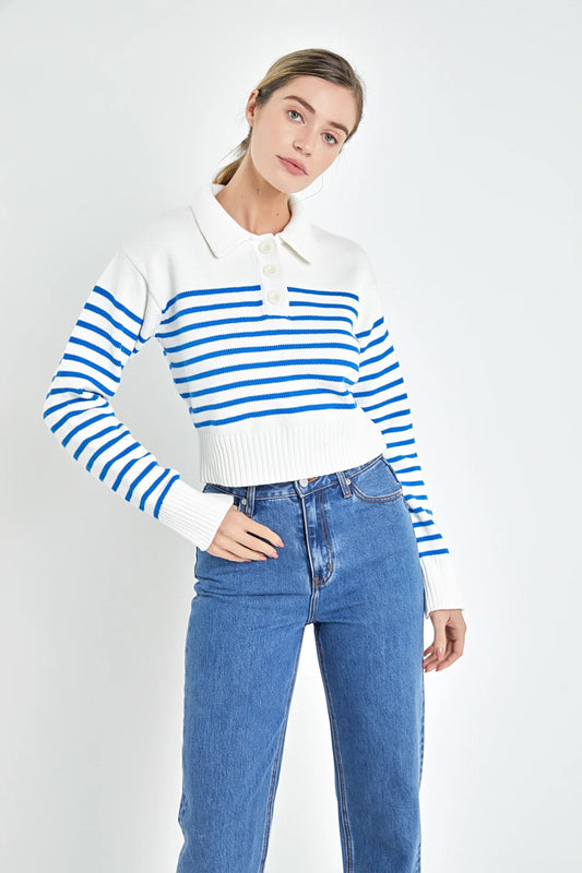 Stripe Knit Top