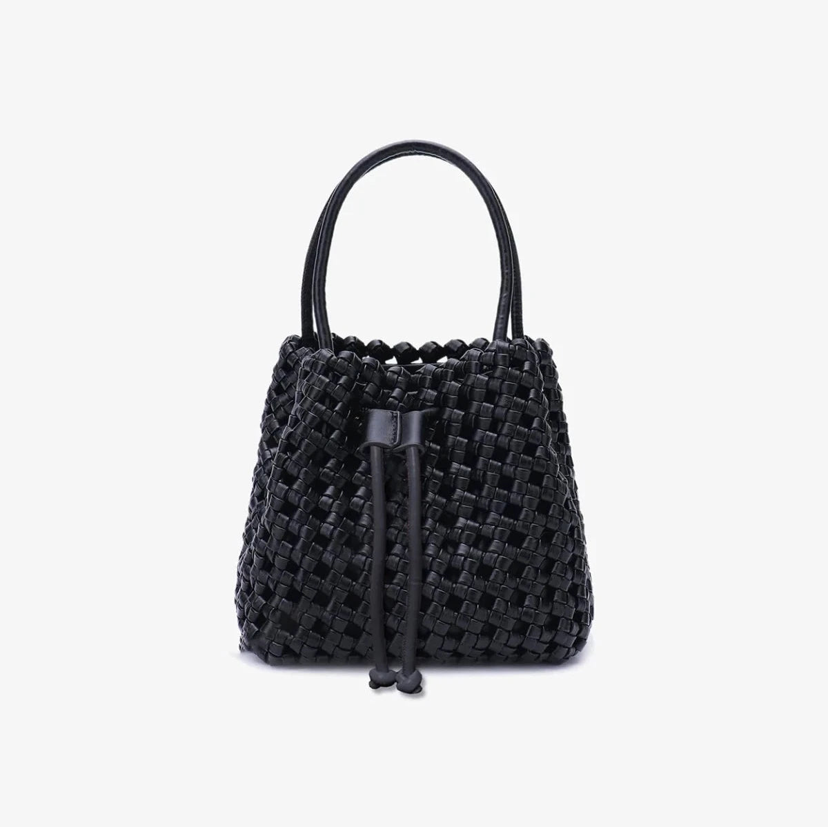 Remi Reid Perrie Bucket Bag Woven Black