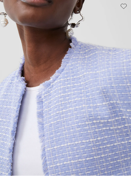 SALE | French Connection Effie Boucle Collarless Blazer