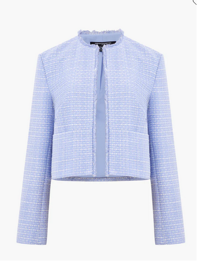 SALE | French Connection Effie Boucle Collarless Blazer