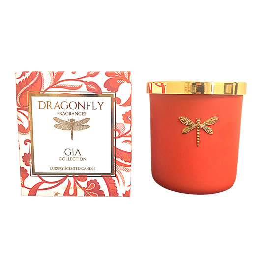 Dragonfly Fragrances Gia Orange Candle - Neroli Blossom + Honey