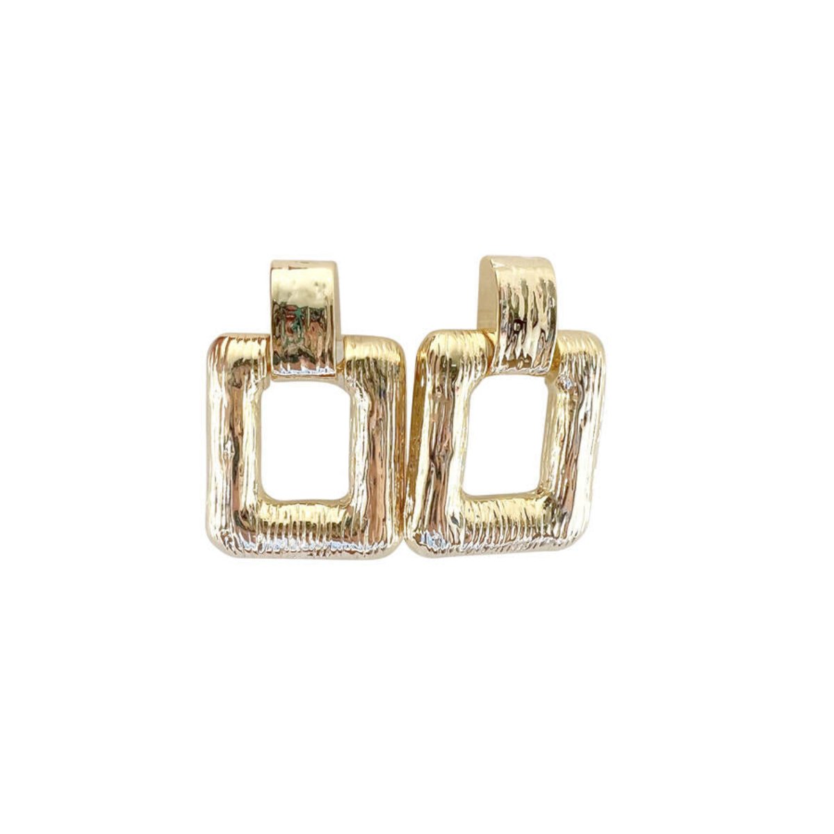 gold post earrings