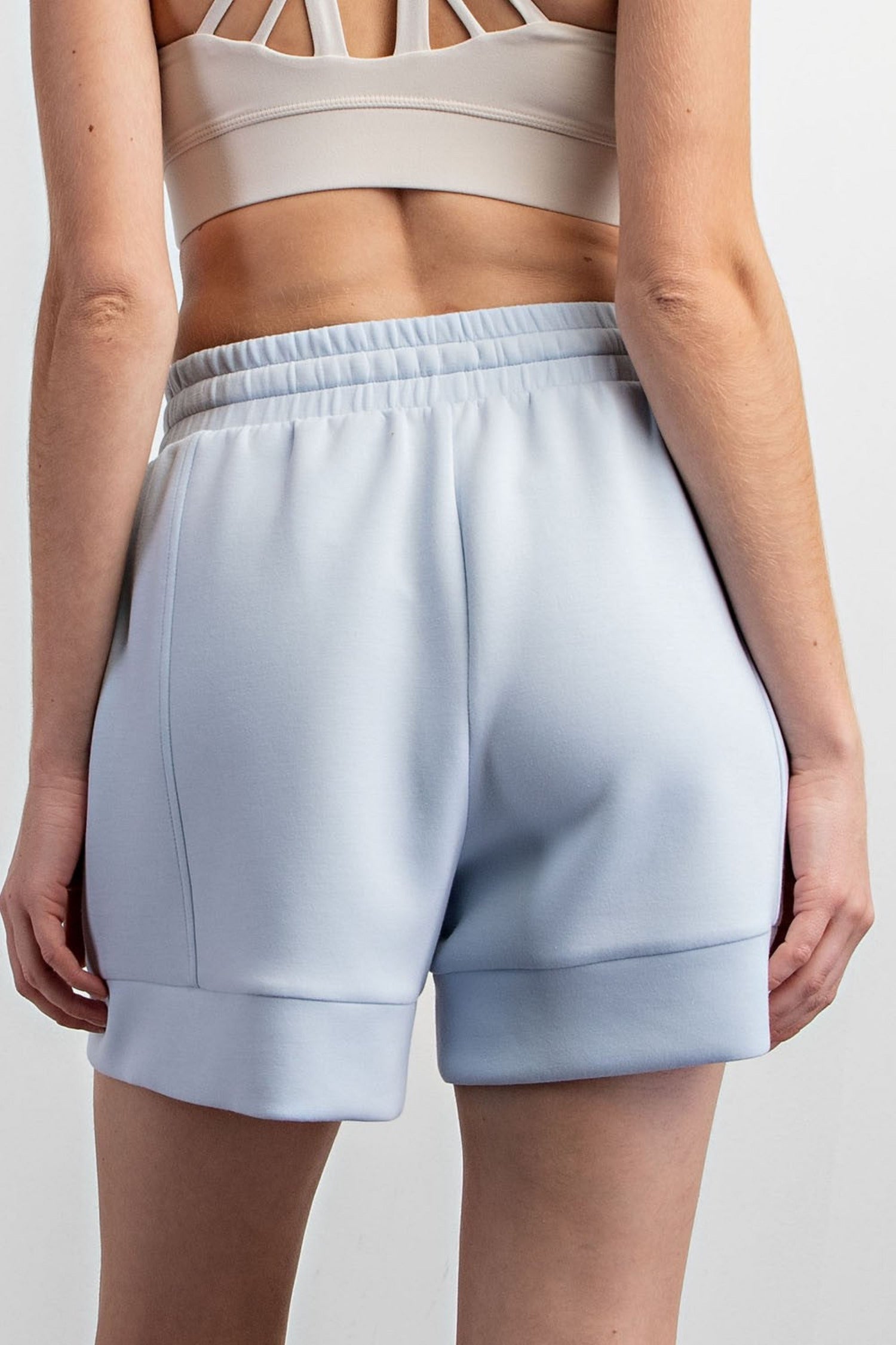 Light blue soft shops sports casual shorts