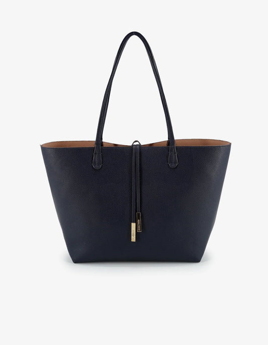 Departure Tote | Reversible Bag | Navy Nude | Remi+Reid