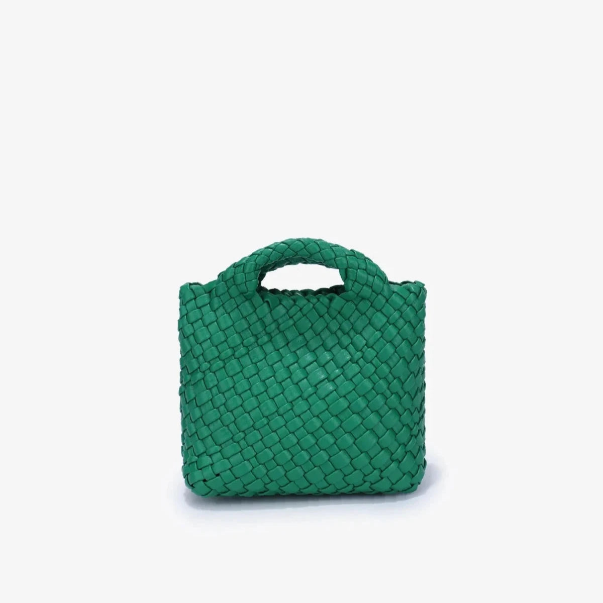 remi reid woven crossbody tote green