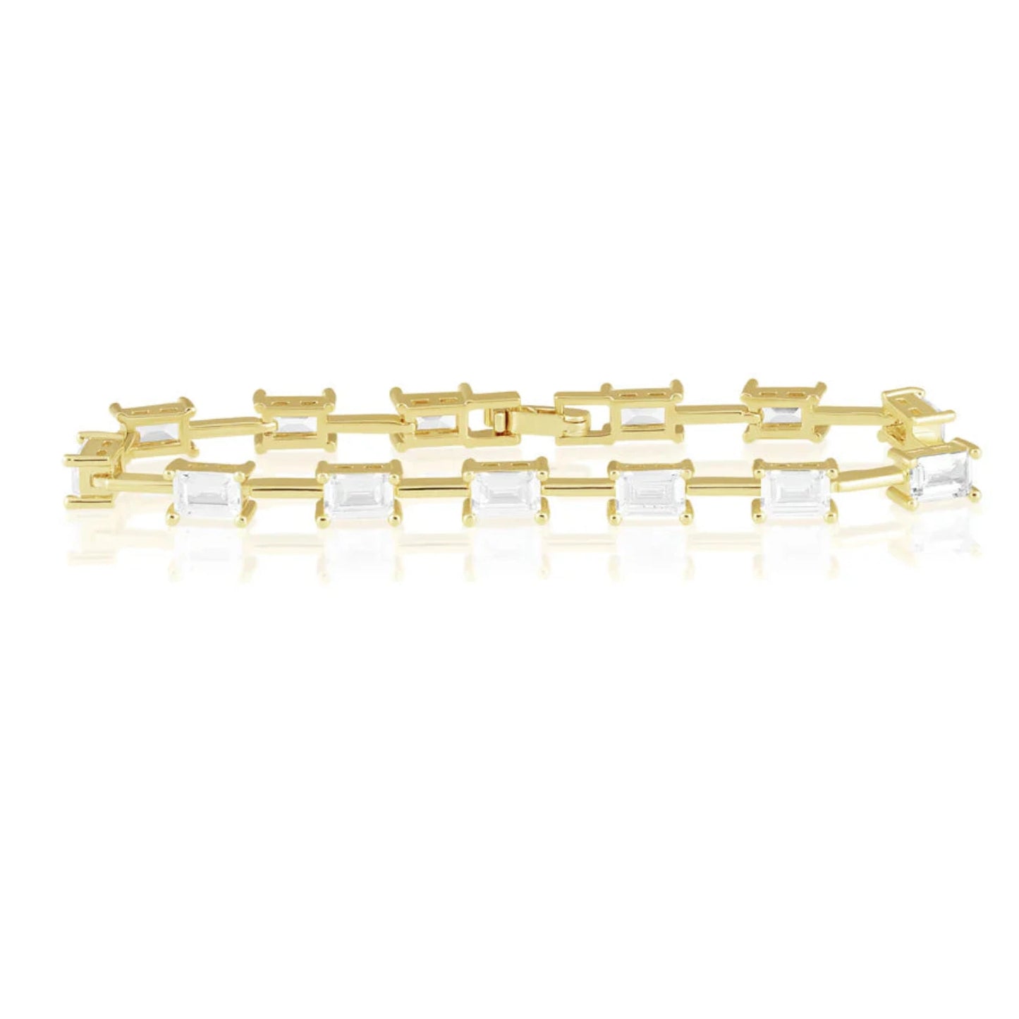 gold tennis bracelet